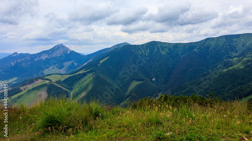 View of the Kraviarske peak in Mala Fatra, Slovakia.