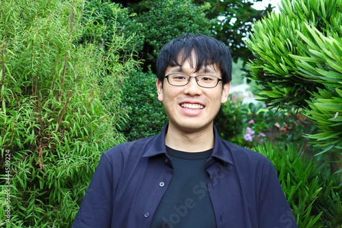 Cuadro en lienzo 笑顔の20代後半男性