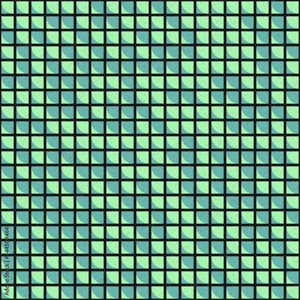 Fototapeta premium Abstract Geometric Pattern generative computational art illustration