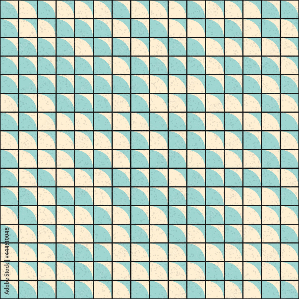 Fototapeta premium Abstract Geometric Pattern generative computational art illustration