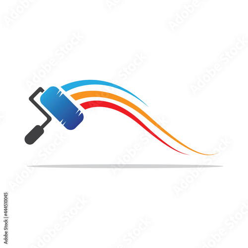 Paint Logo Template vector icon