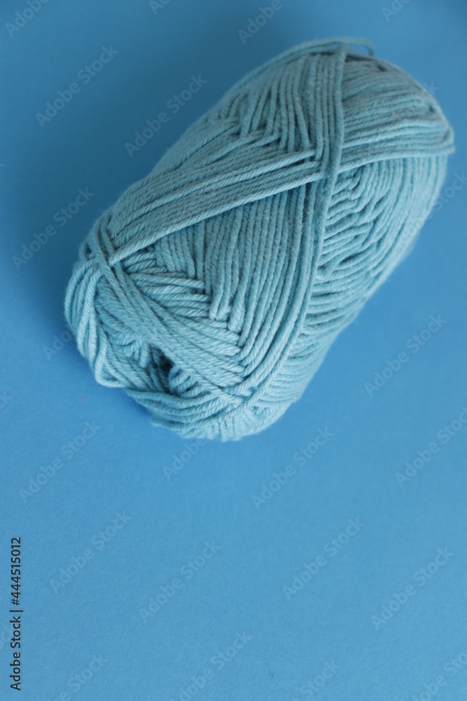 cotton yarn to knit or crochet, craft colourful photography with copy space to your own message cotton yarn to knit or crochet, craft colourful photography with copy space to your own message
