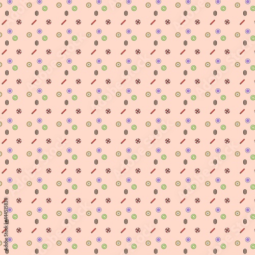 seamless pattern with confetti