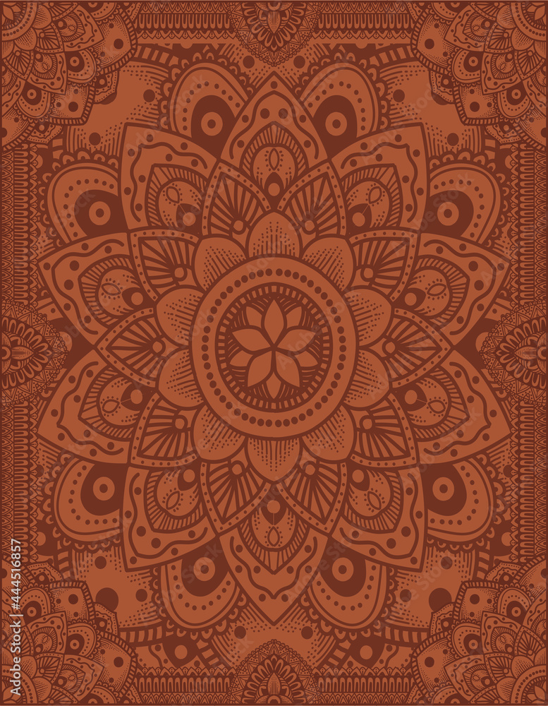 illustration vector mandala ornament background