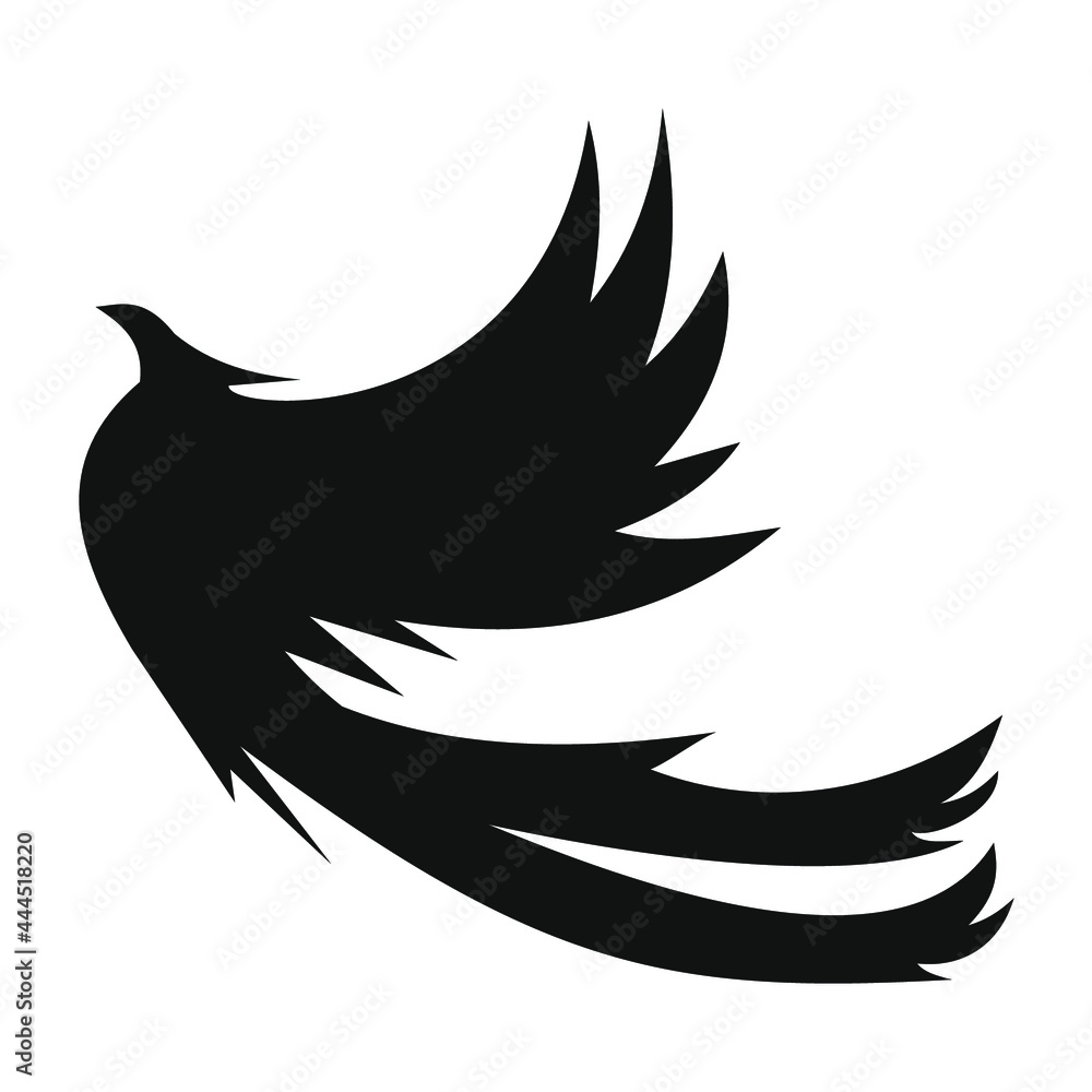Fototapeta premium phoenix bird logo