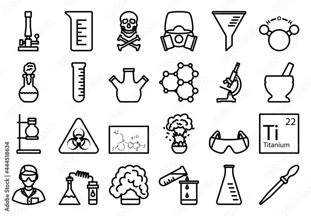 Chemistry Icon Set Chemistry Icon Set