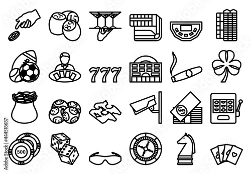 Gambling Icon Set