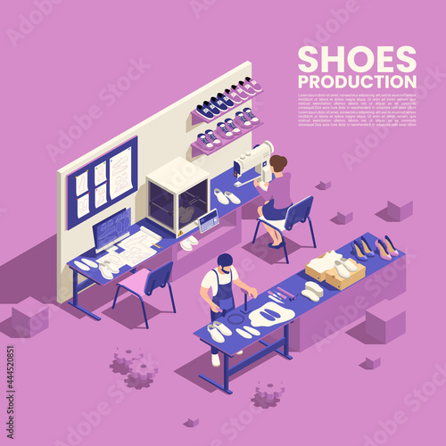 Shoes Production Poster