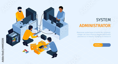 System Administrator Banner Illustration