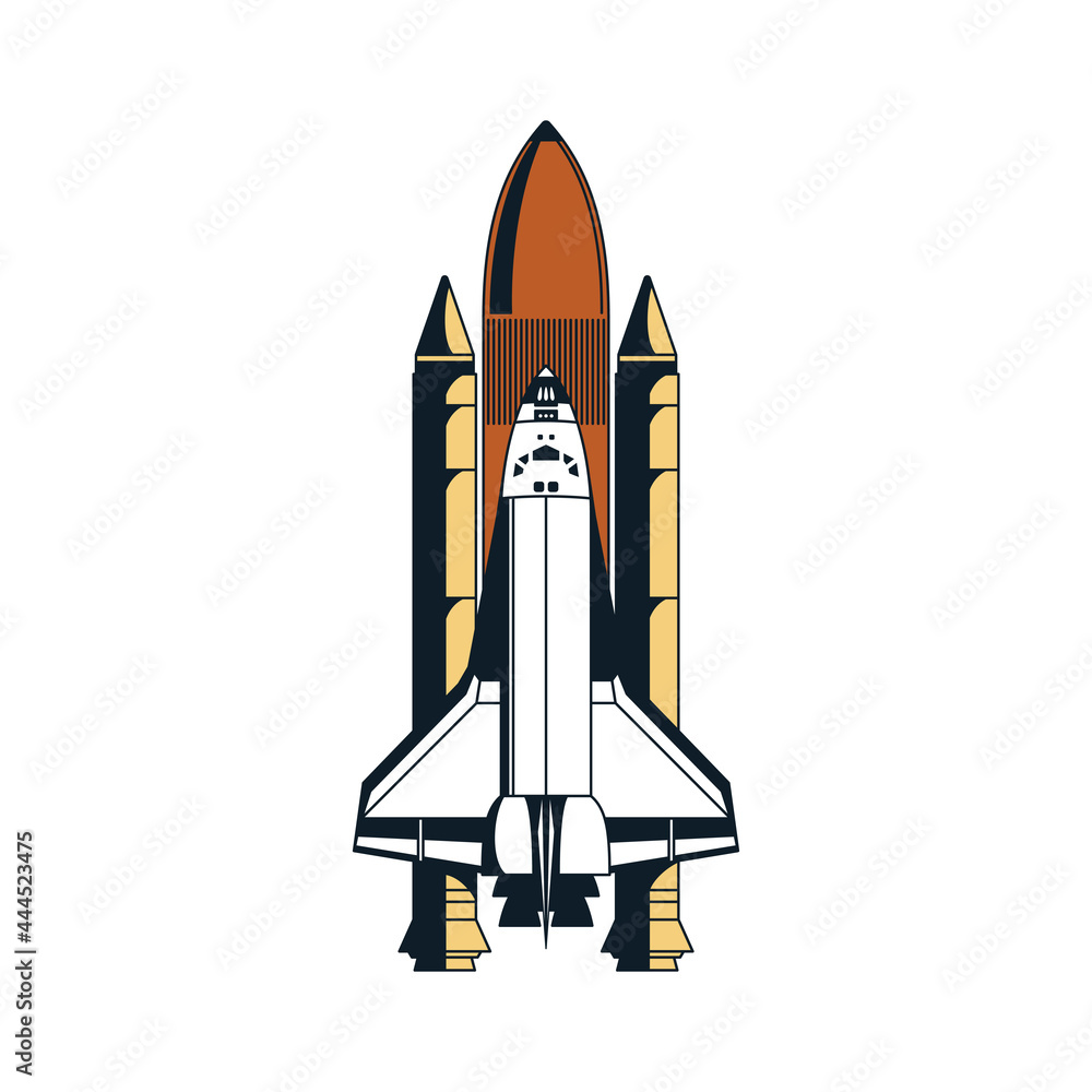 Hand Drawn Spaceship