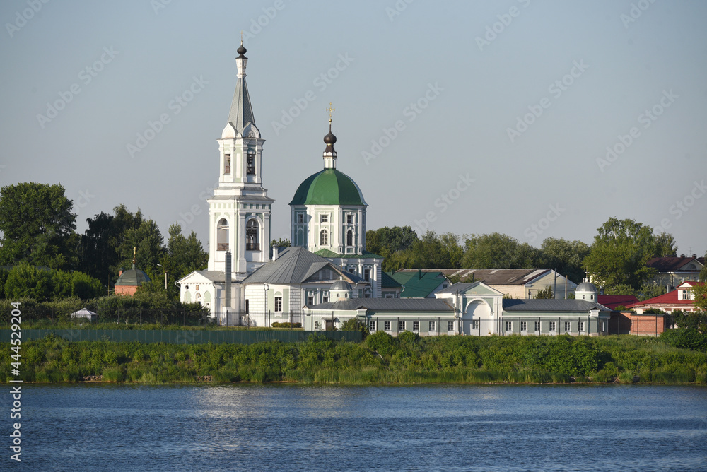 View from the embankment of the Catherine Monastery in Tver, Russia
