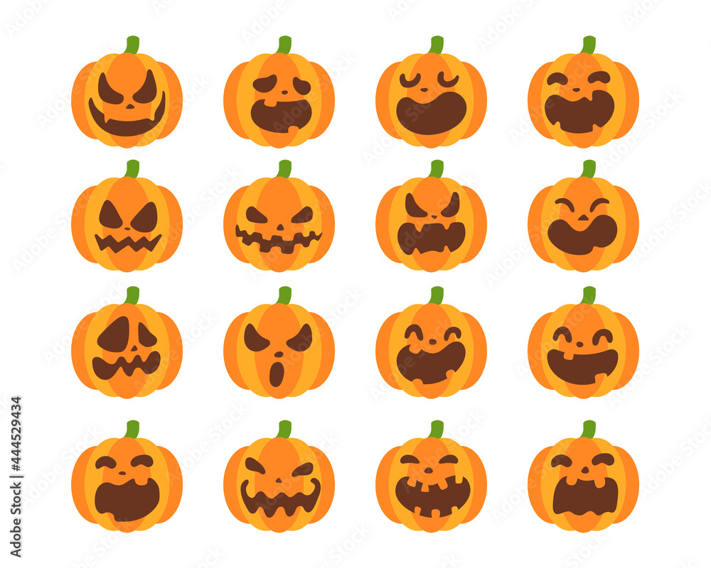 Yellow pumpkin vector for carving scary ghost faces for Halloween. Yellow pumpkin vector for carving scary ghost faces for Halloween.