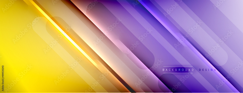 Abstract background - lines composition created with lights and shadows. Technology or business digital template. Trendy simple fluid color gradient abstract background with dynamic Abstract background - lines composition created with lights and shadows. Technology or business digital template. Trendy simple fluid color gradient abstract background with dynamic