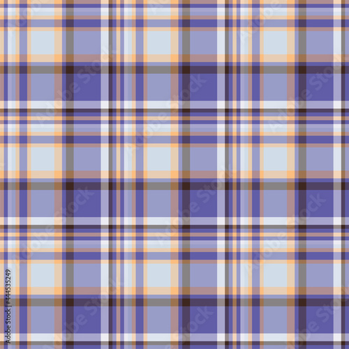 Wallpaper Mural Plaid seamless pattern. Vector background of textile ornament. Flat fabric design. Torontodigital.ca