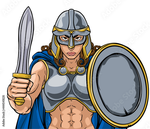 Viking Trojan Spartan Celtic Warrior Knight Woman