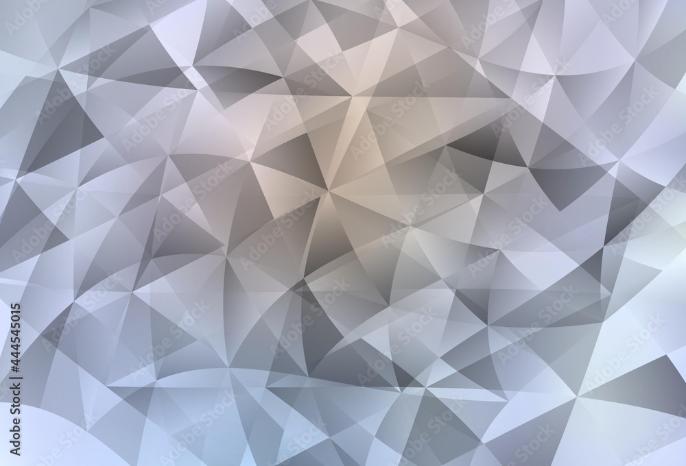 Fototapeta premium Light Purple vector background with triangles.