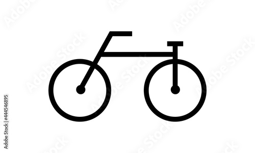 bicycle vector logo lineart