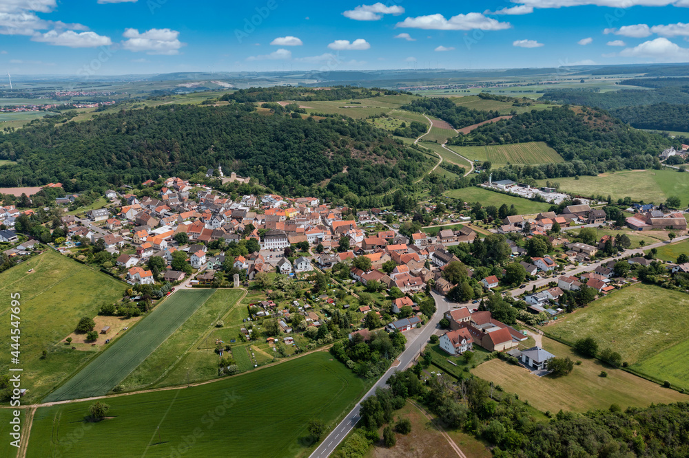 Bird's eye view of Neu Bamberg / Germany in Rhineland-Palatinate 