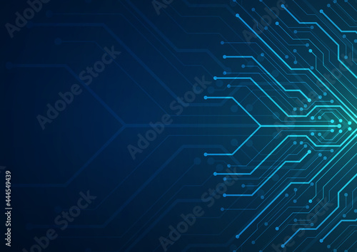 Technology circuit board background design. Communication concept.