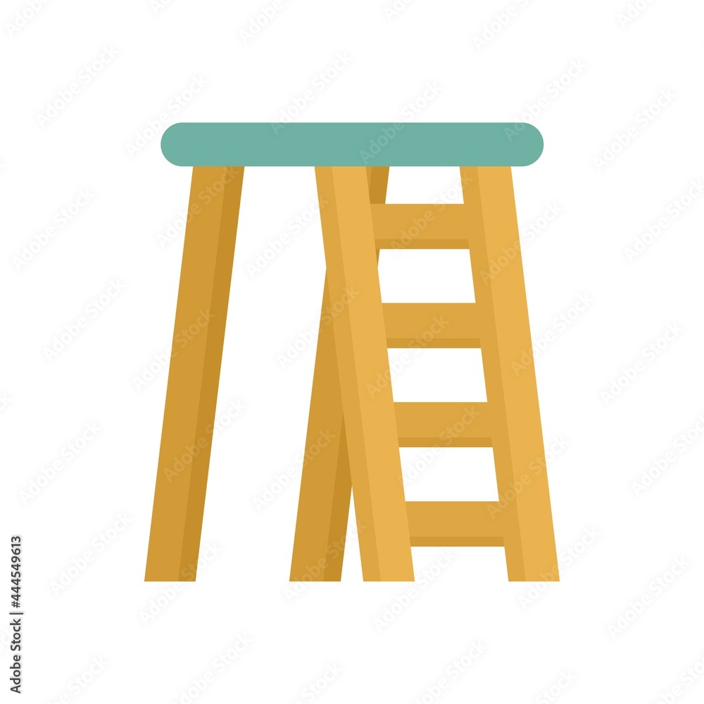 Room ladder icon flat isolated vector Room ladder icon flat isolated vector