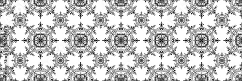 Set of Hand drawing illustrations fabric fashion Majolica, Azulejos portugal, Turkish ornament, Moroccan tile mosaic, Talavera seamless