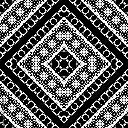 Design seamless decorative lacy pattern