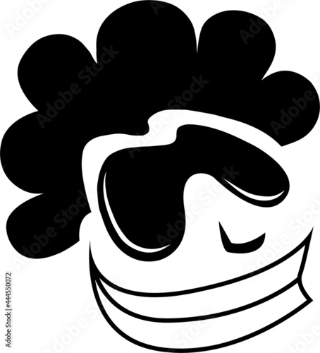 illustration of a mustache