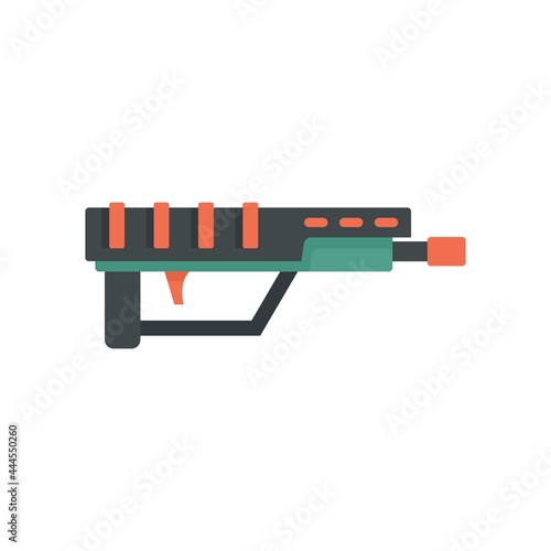 Game blaster icon flat isolated vector