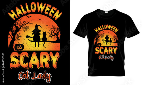 Halloween Scary T-shirt Design