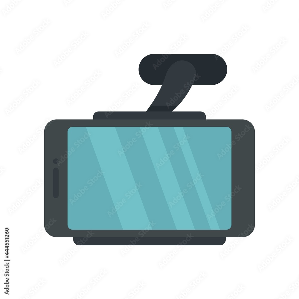 Car phone data charger holder icon flat isolated vector Car phone data charger holder icon flat isolated vector