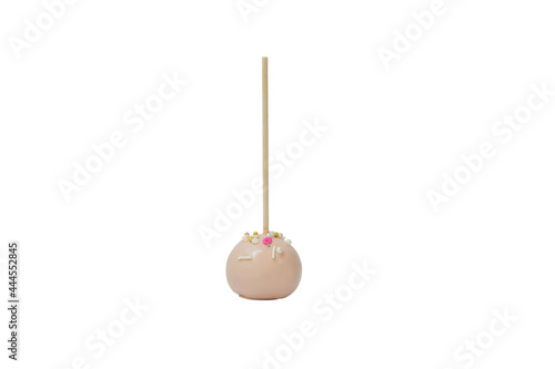 Sweet cake pop isolated on white background. © alexngm