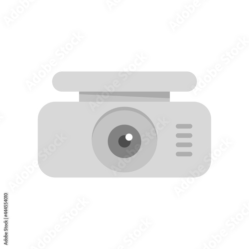 Spy dvr recorder icon flat isolated vector