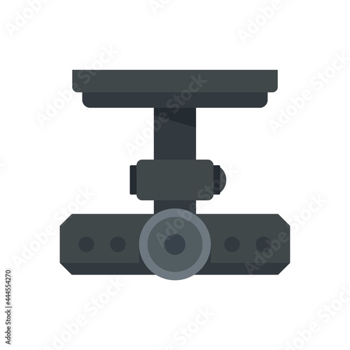 Protection dvr camera icon flat isolated vector