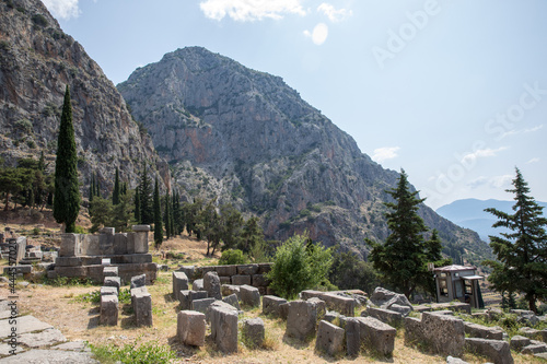 Delphi, Greece. Views of the ancient city.
