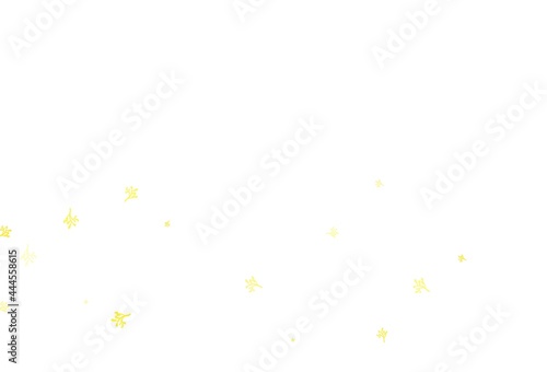 Light Yellow vector abstract background with sakura.