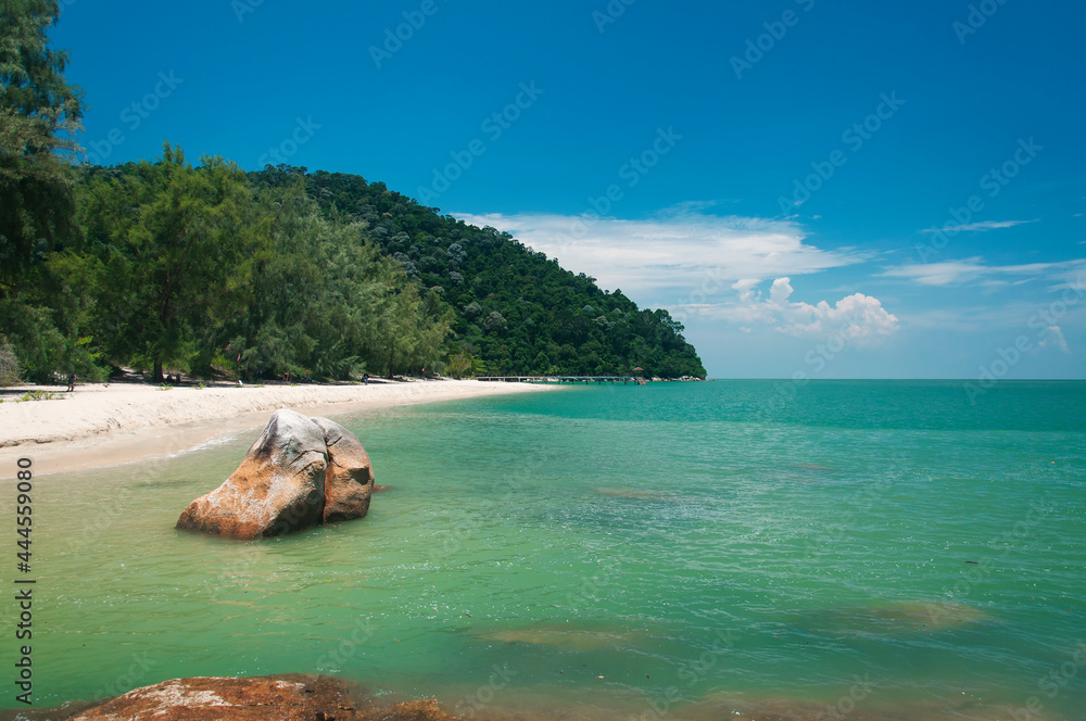 penang national park, beach and straits of Malacca malaysia penang national park, beach and straits of Malacca malaysia