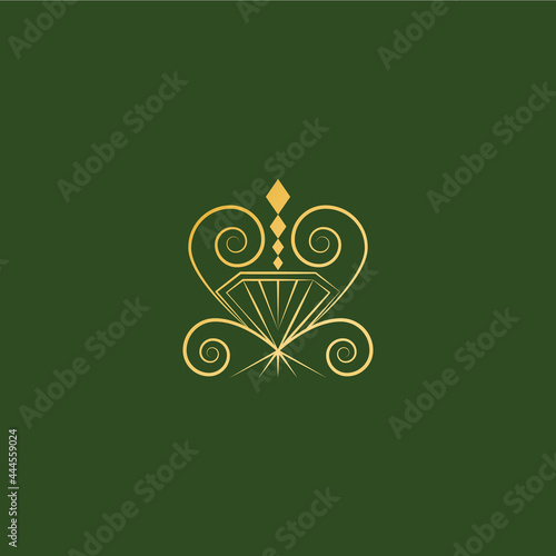 modern gold luxury logo design