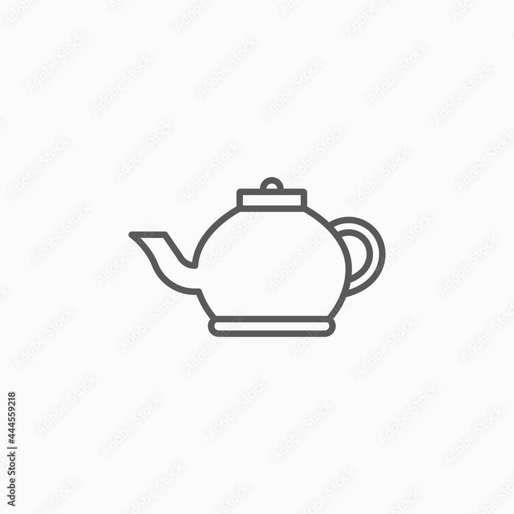 teapot icon, kettle vector, teakettle illustration teapot icon, kettle vector, teakettle illustration