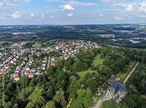 Luftaufnahme von Zwickau in Niederplanitz photo