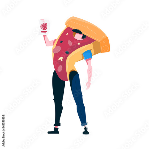 Pizza Promoter Illustration