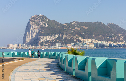 The promenade  by the sea, La Línea de la Concepción, Gibraltar