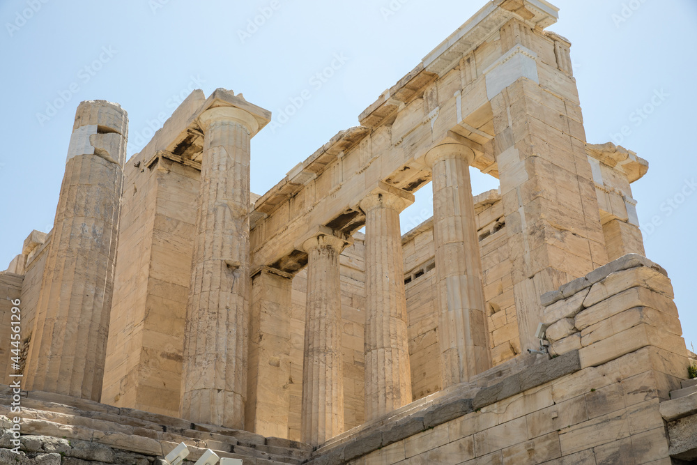 The Acropolis of Athens-sights and temples. Propylaea