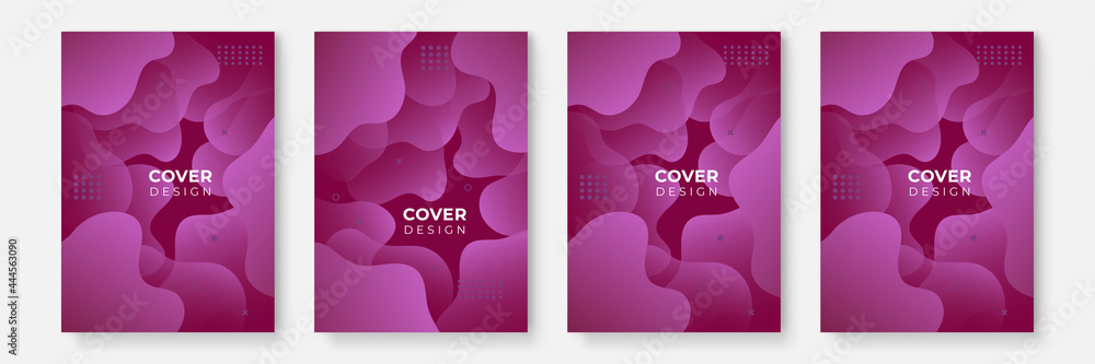 Abstract poster cover background. Minimal modern cover design. Dynamic colorful gradients. Future geometric patterns. poster template vector design.