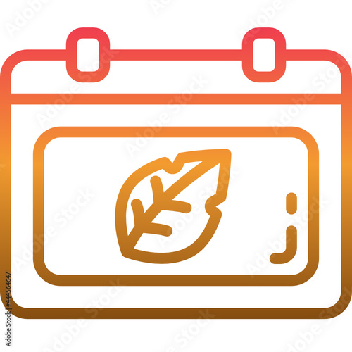 autumn gradient icon