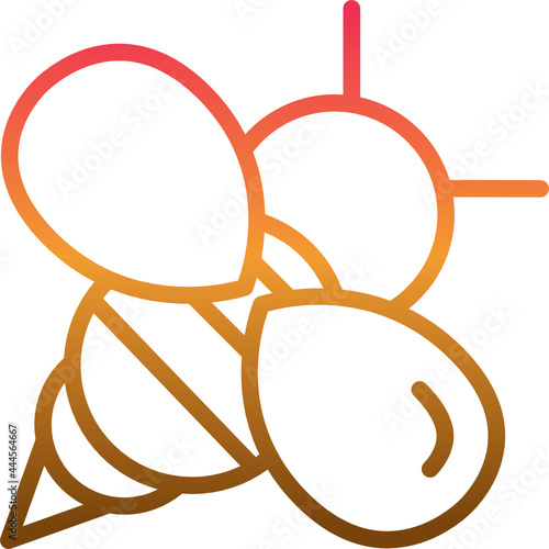 bee gradient icon