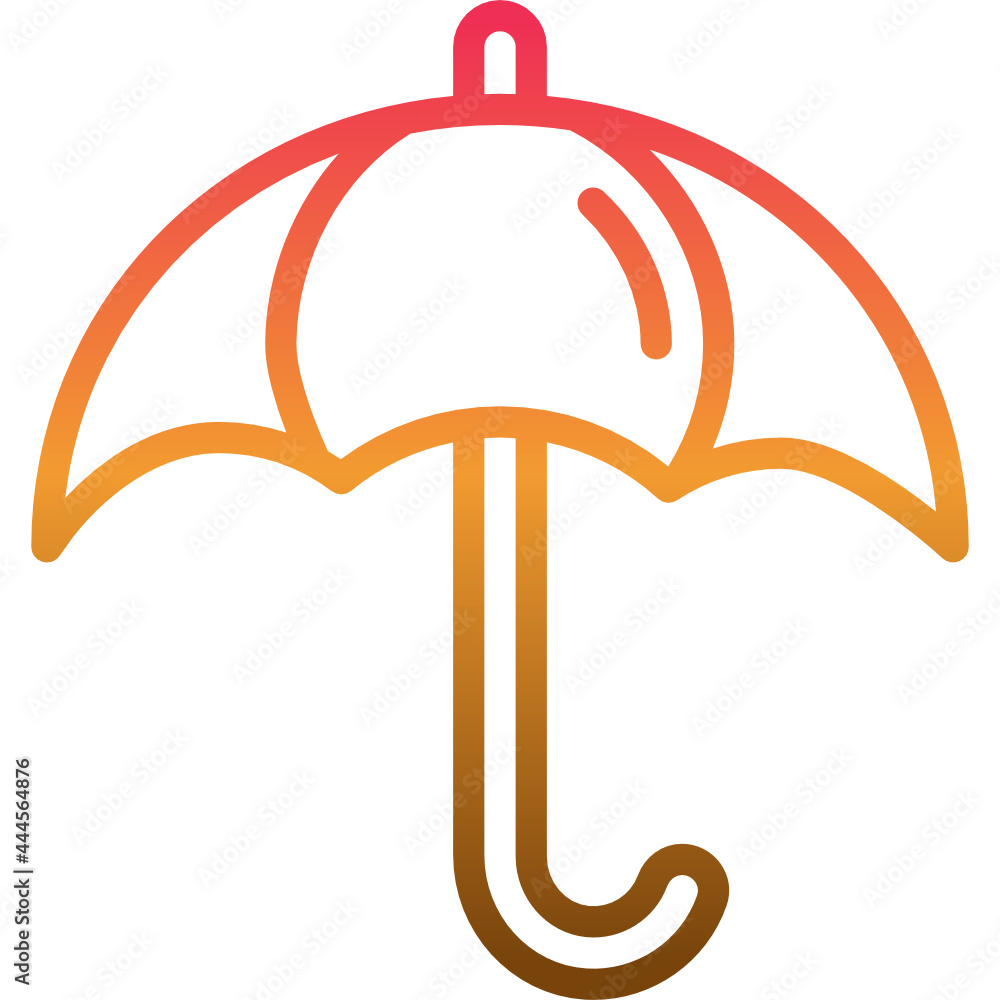 umbrella gradient icon umbrella gradient icon