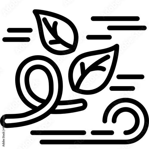 wind line icon