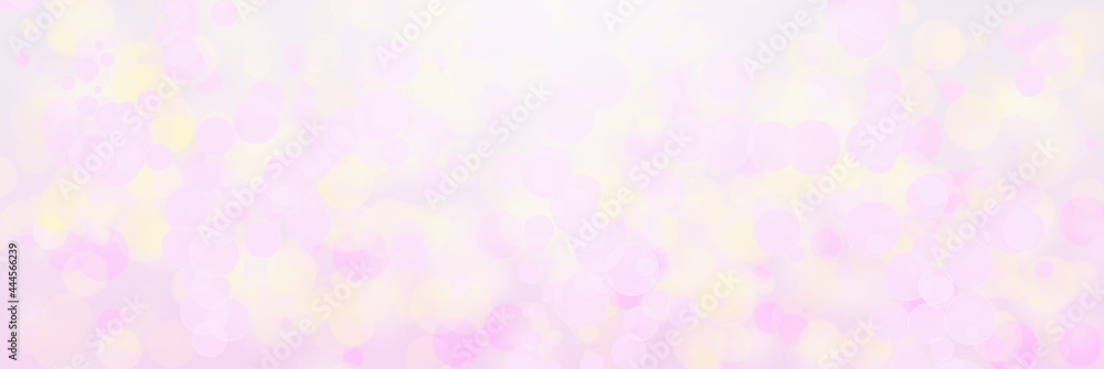 Abstract magical bokeh lights effect background. Colorful defocused lights. 3d illustration
