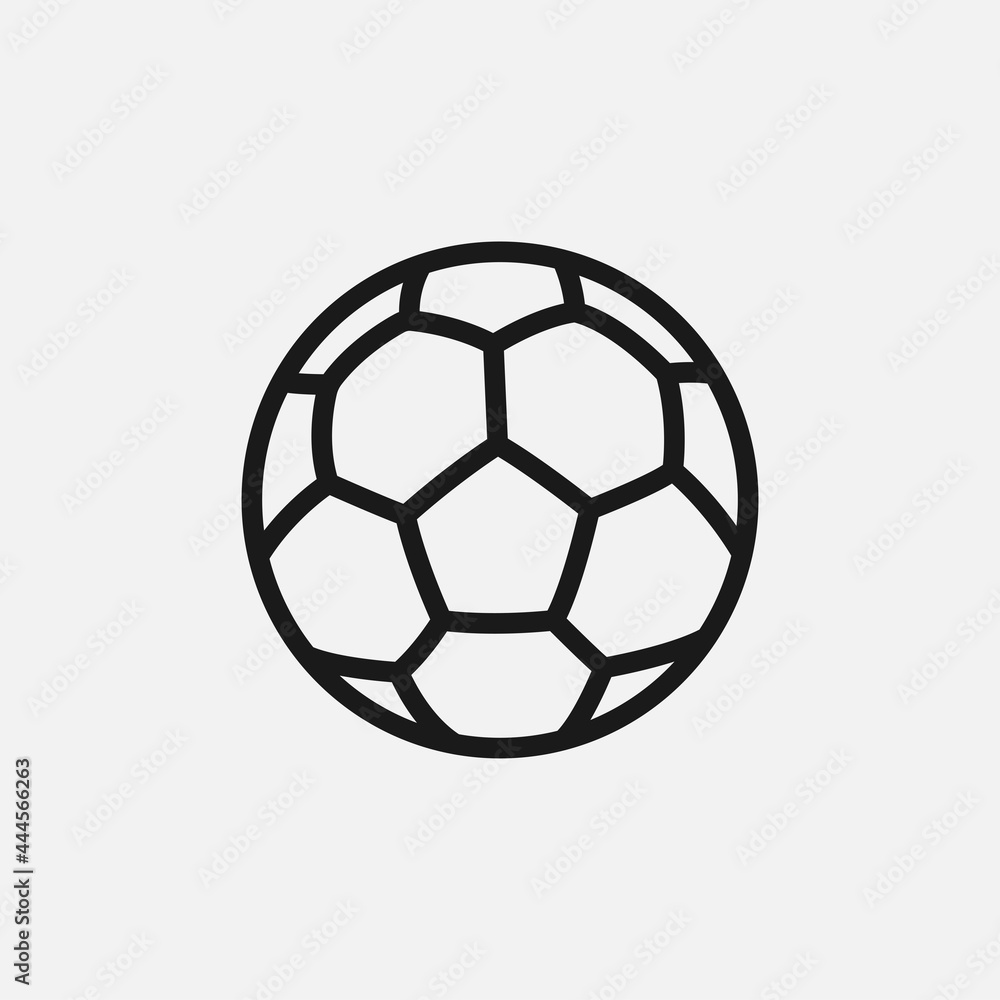 Soccer ball icon isolated on background. Football symbol modern, simple, vector, icon for website design, mobile app, ui. Vector Illustration Soccer ball icon isolated on background. Football symbol modern, simple, vector, icon for website design, mobile app, ui. Vector Illustration