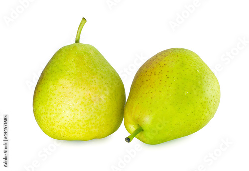 pears isolated on white background.